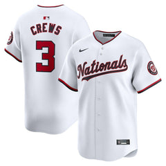 Dylan Crews Washington Nationals Nike Home Limited Player Jersey - MLB Jerseys