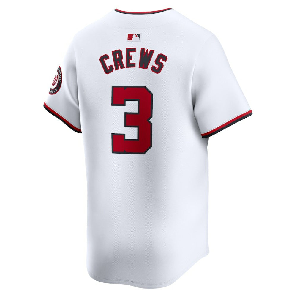 Dylan Crews Washington Nationals Nike Home Limited Player Jersey - MLB Jerseys