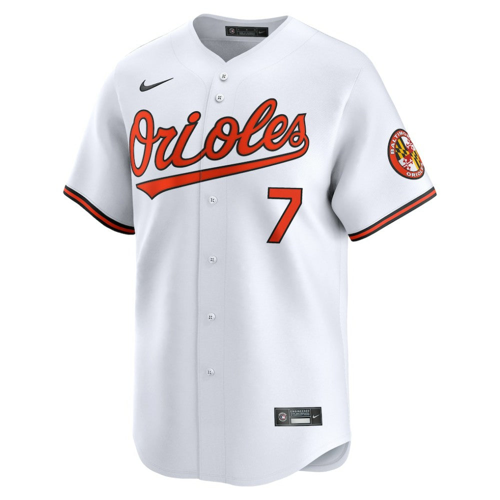 Jackson Holliday Baltimore Orioles Nike Home Limited Player Jersey - MLB Jerseys