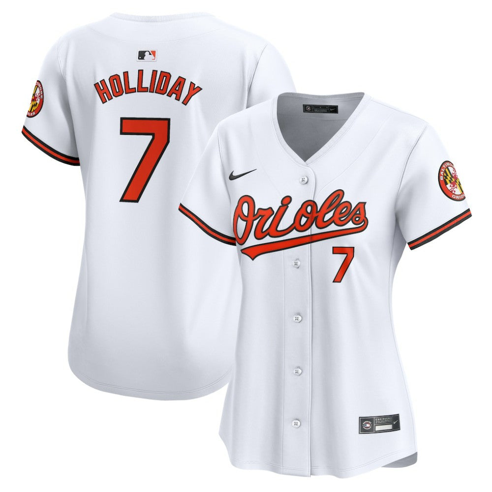 Jackson Holliday Baltimore Orioles Nike Women's Home Limited Player Jersey - MLB Jerseys
