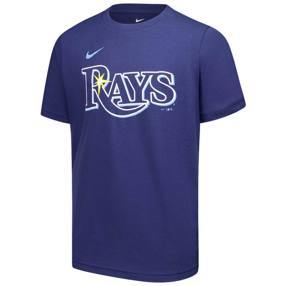 Junior Caminero Tampa Bay Rays Nike Youth Name & Number T-Shirt - MLB T-shirts