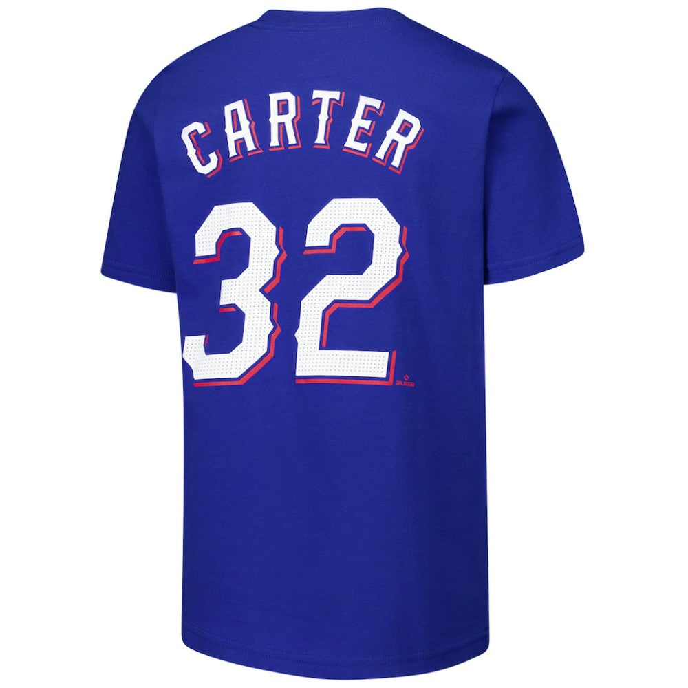 Evan Carter Texas Rangers Nike Youth Name & Number T-Shirt - MLB T-shirts
