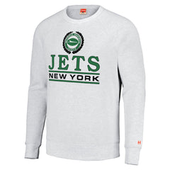 New York Jets Homage Unisex Crest Tri-Blend Crewneck Pullover Sweatshirt | NFL Online