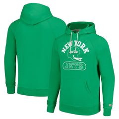 New York Jets Homage Unisex Helmet Tri-Blend Pullover Hoodie | NFL Online