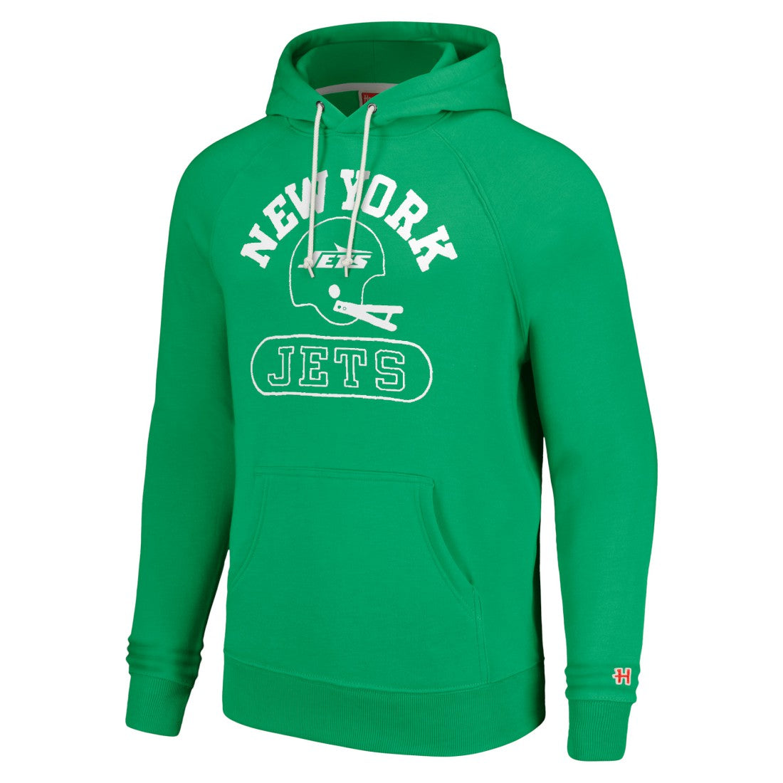 New York Jets Homage Unisex Helmet Tri-Blend Pullover Hoodie | NFL Online
