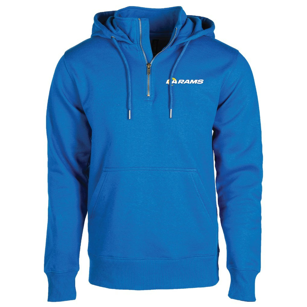 Los Angeles Rams Dunbrooke Unisex Defender Quarter-Zip Hoodie | NFL Outlet