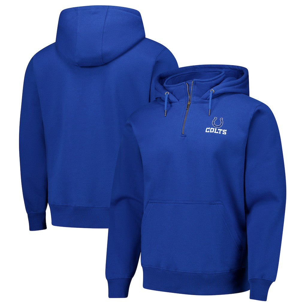 Indianapolis Colts Dunbrooke Unisex Defender Quarter-Zip Hoodie | NFL Discount