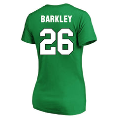Philadelphia Eagles Saquon Barkley  Women's Plus Size Fair Catch Name & Number Scoop Neck T-Shirt | NFL New