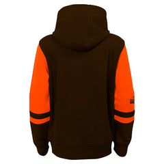 Cleveland Browns Youth Stadium Color-Block Full-Zip Hoodie | NFL On sale