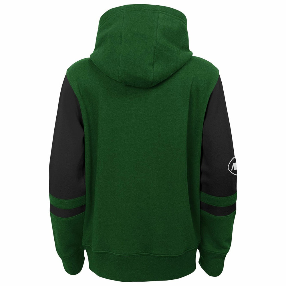 New York Jets Youth Stadium Color-Block Full-Zip Hoodie | NFL US