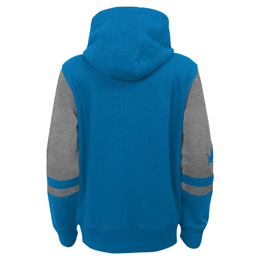 Detroit Lions Youth Stadium Color-Block Full-Zip Hoodie | NFL Online