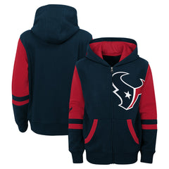 Houston Texans Preschool Stadium Color Block Full-Zip Hoodie | NFL Outlet
