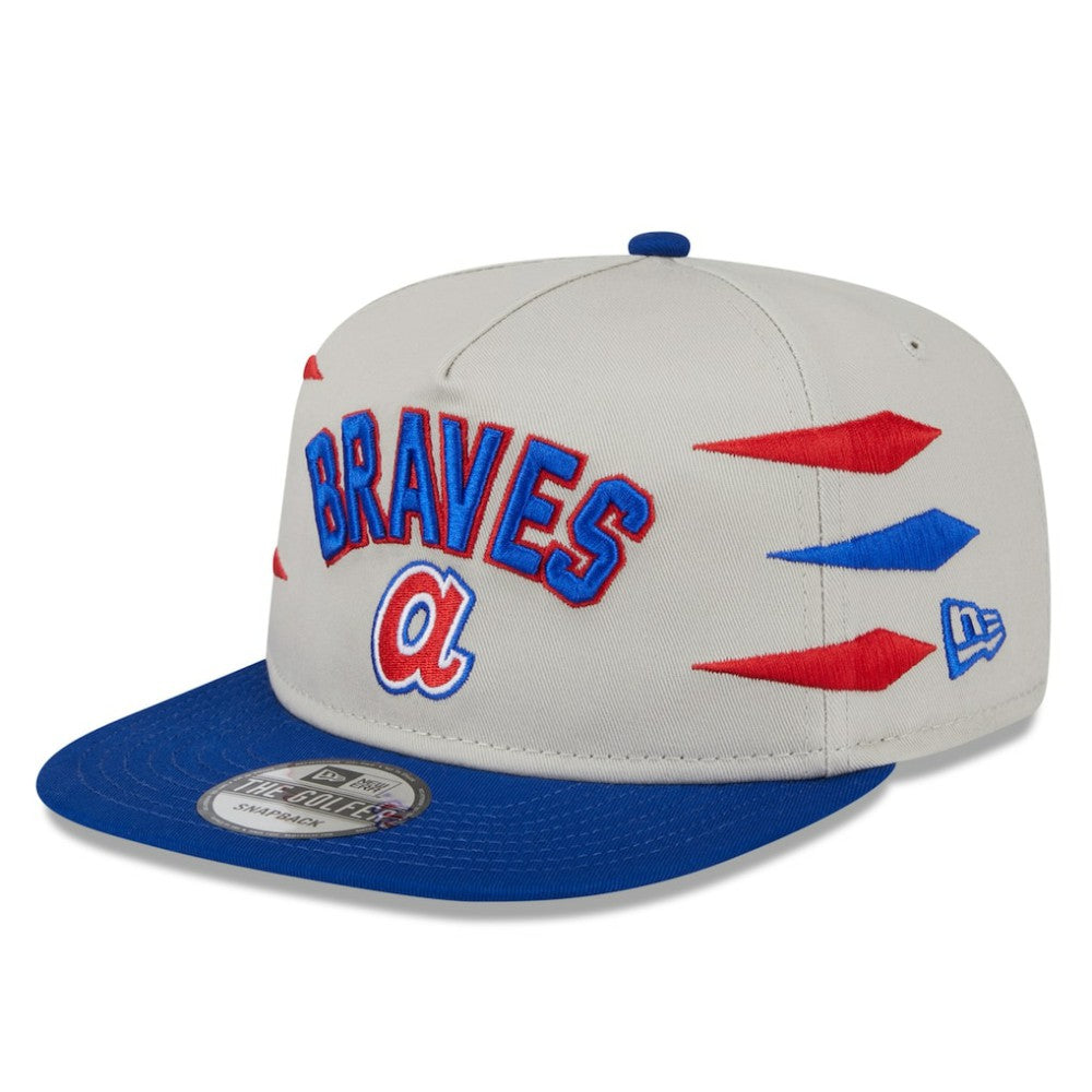 Atlanta Braves New Era Iron Golfer Snapback Hat - MLB Hats