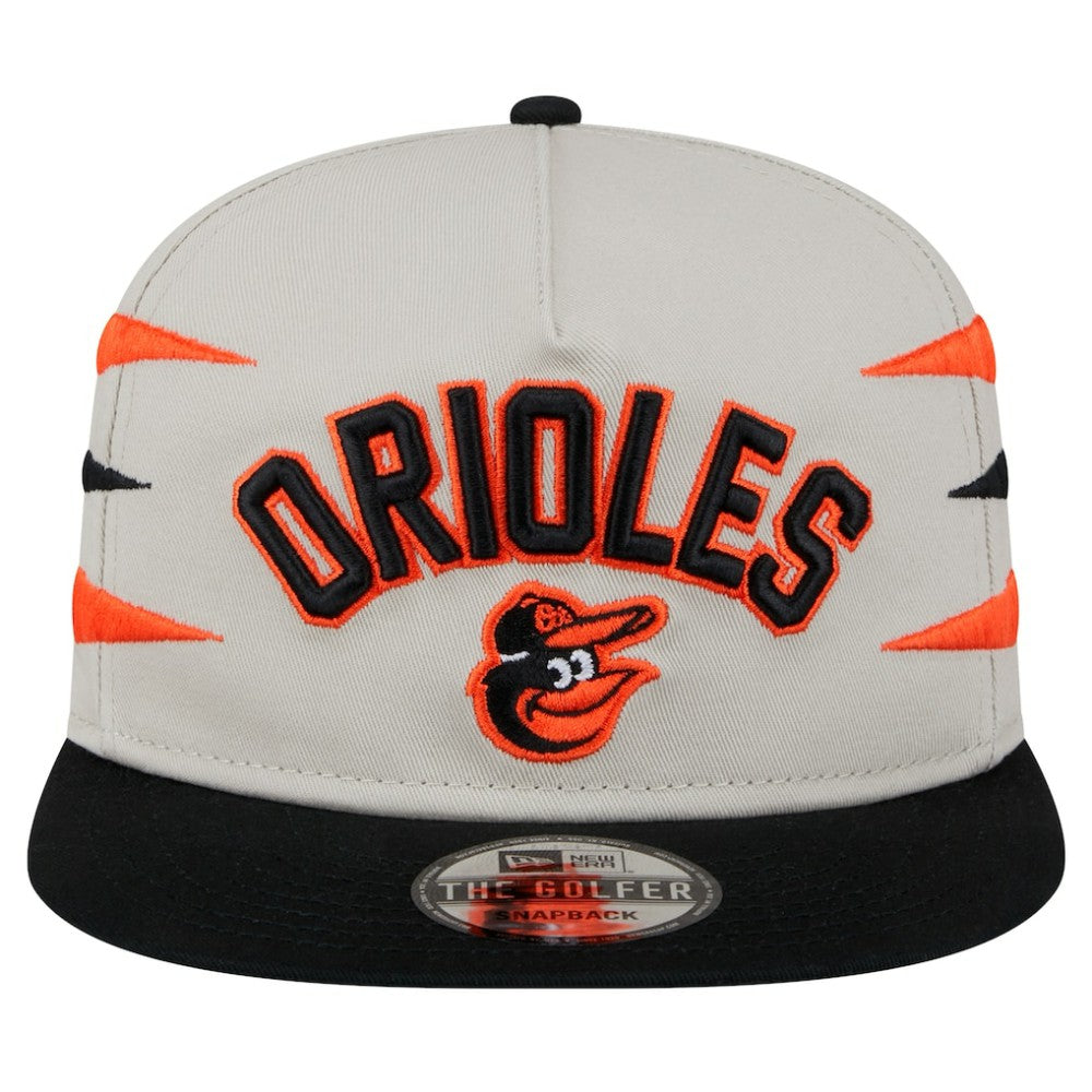 Baltimore Orioles New Era Iron Golfer Snapback Hat - MLB Hats