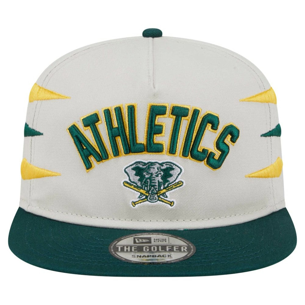 Athletics New Era Iron Golfer Snapback Hat - MLB Hats