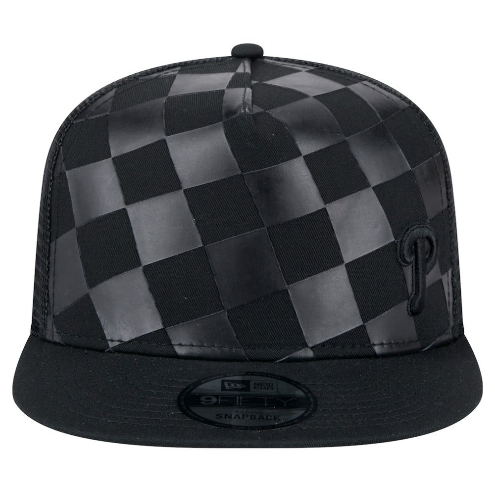 Philadelphia Phillies New Era Score Check 9FIFTY A-Frame Trucker Snapback Hat - MLB Hats