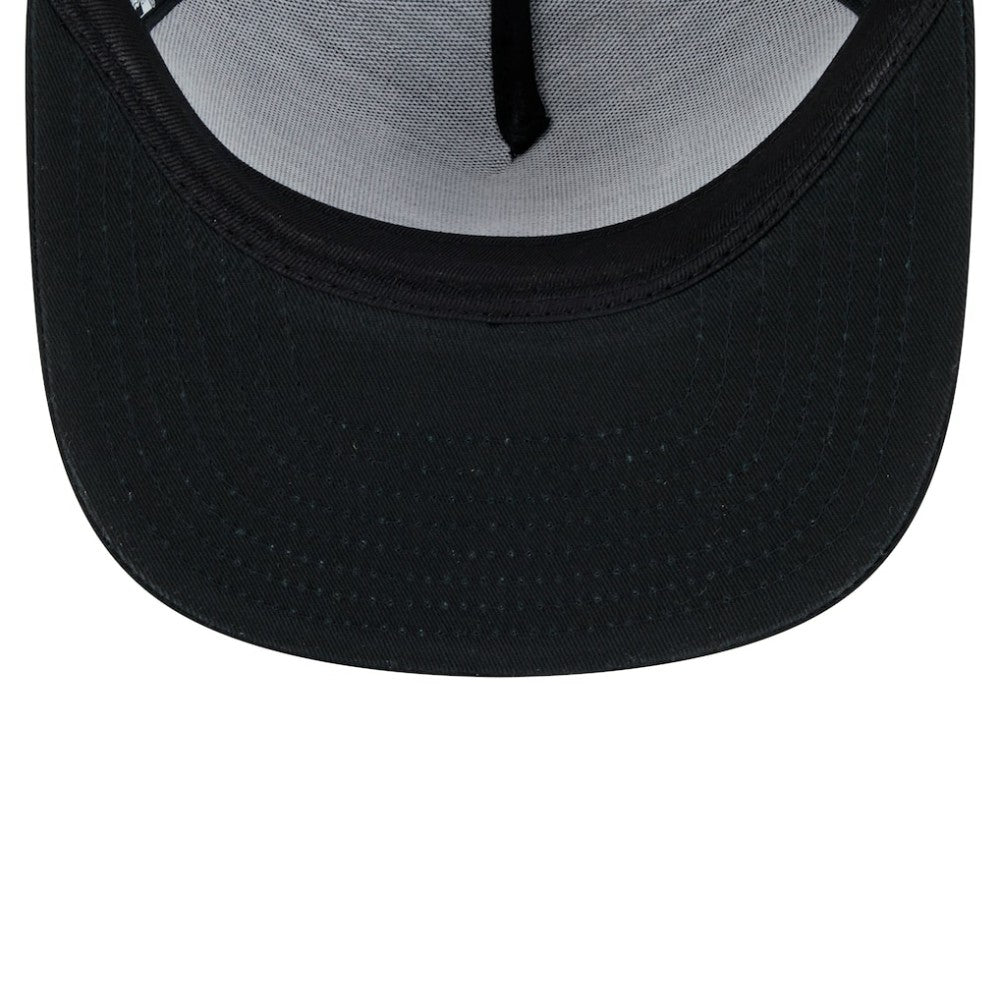 Atlanta Braves New Era Score Check A-Frame Trucker 9FIFTY Snapback Hat - MLB Hats