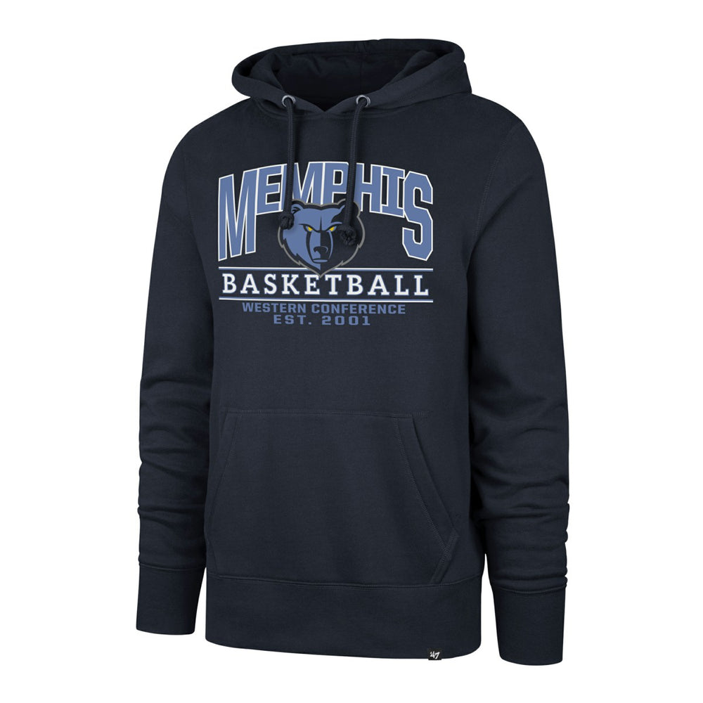 Navy Memphis Grizzlies '47 Unisex Good Call Headline Pullover Hoodie | NBA