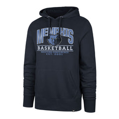 Navy Memphis Grizzlies '47 Unisex Good Call Headline Pullover Hoodie | NBA