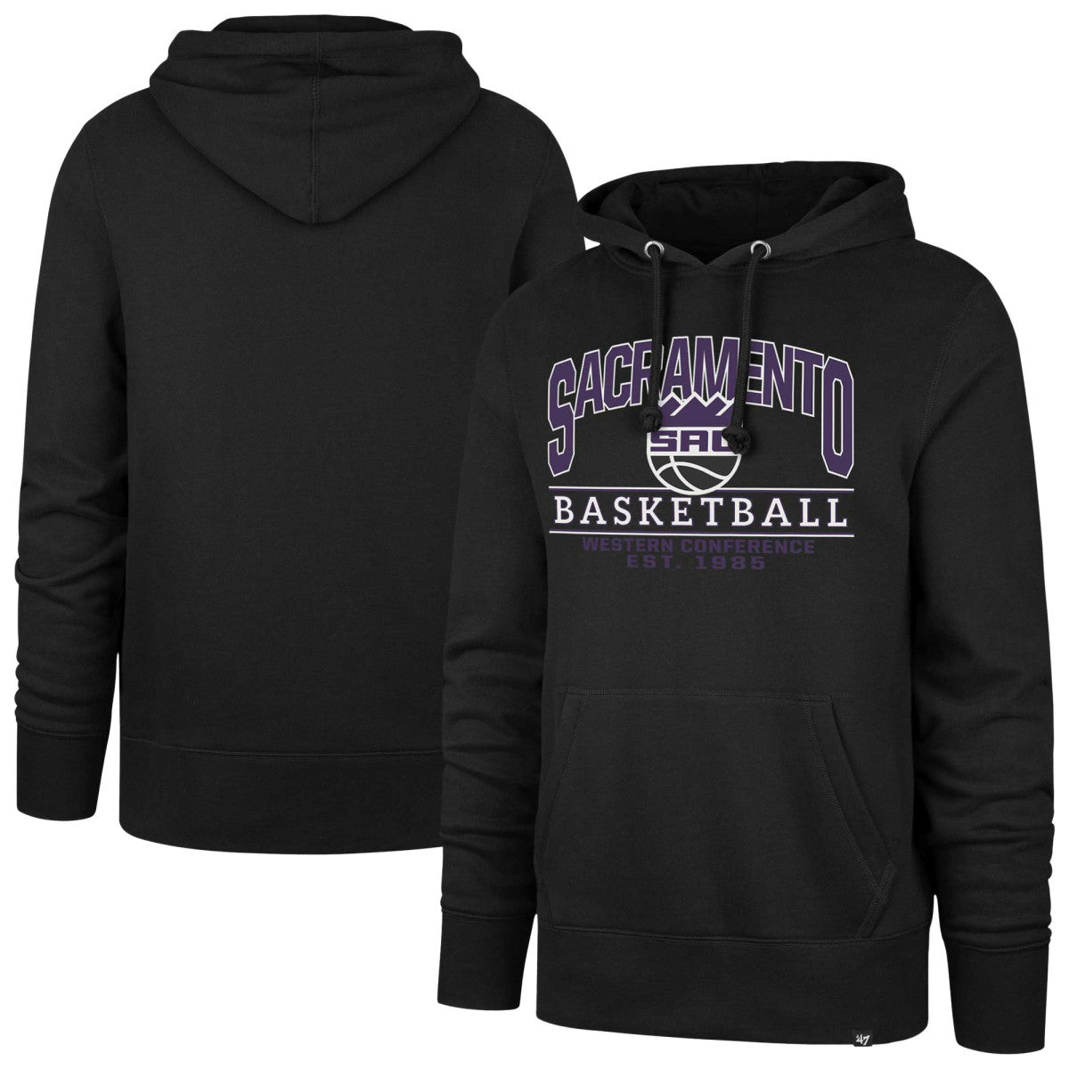Black Sacramento Kings '47 Unisex Good Call Headline Pullover Hoodie | NBA
