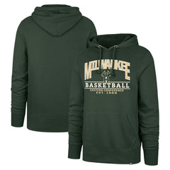Hunter Green Milwaukee Bucks '47 Unisex Good Call Headline Pullover Hoodie | NBA