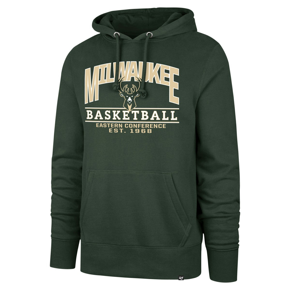 Hunter Green Milwaukee Bucks '47 Unisex Good Call Headline Pullover Hoodie | NBA