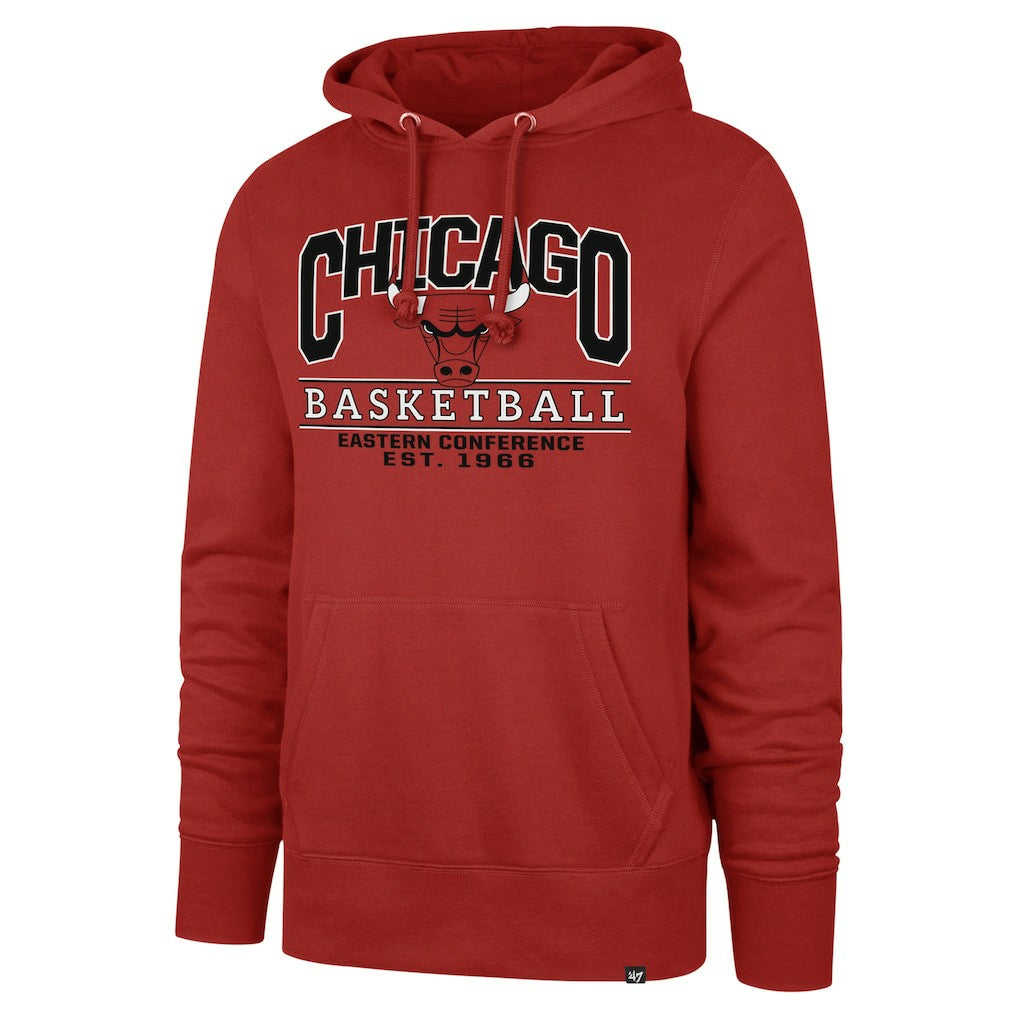 Red Chicago Bulls '47 Unisex Good Call Headline Pullover Hoodie | NBA