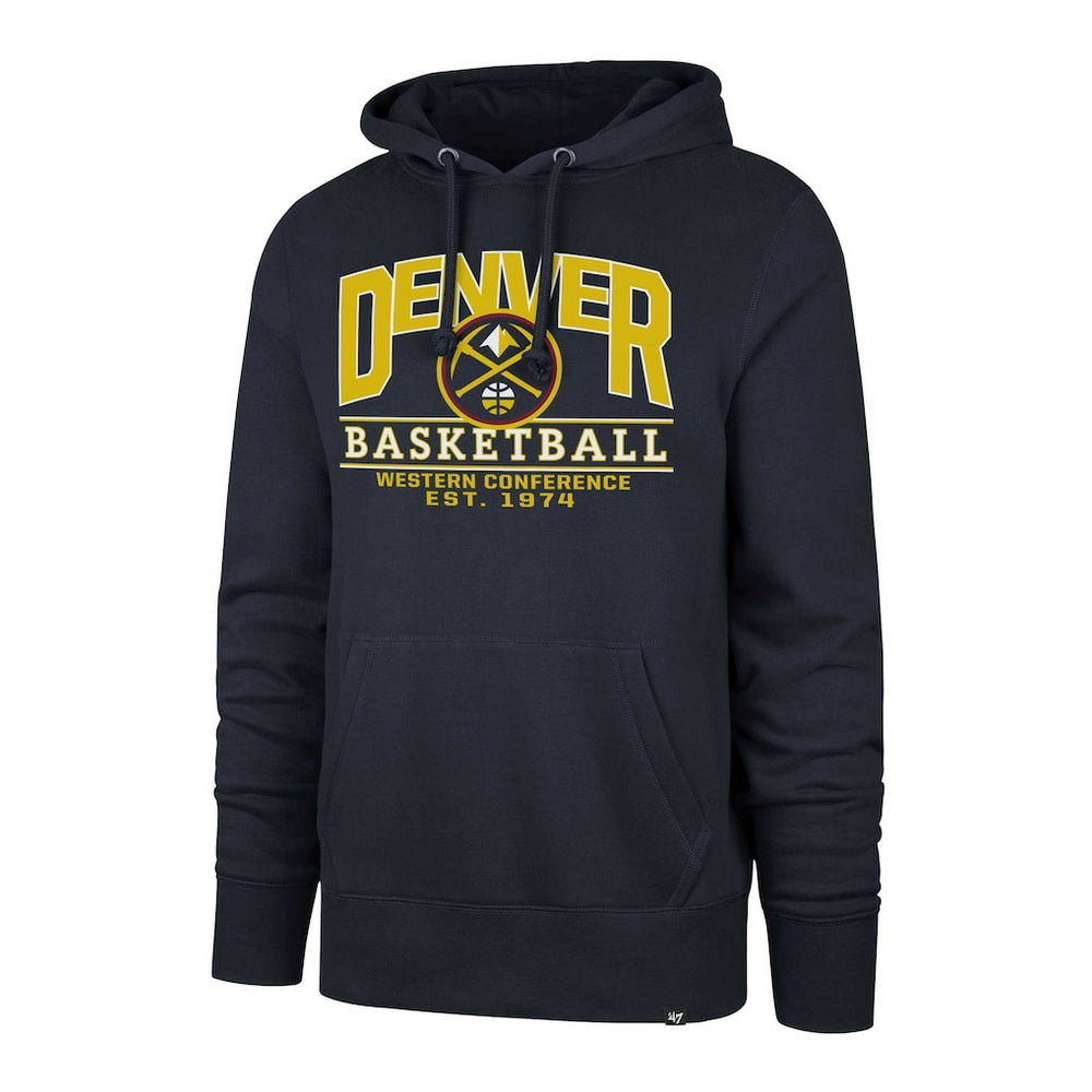 Navy Denver Nuggets '47 Unisex Good Call Headline Pullover Hoodie sale | NBA
