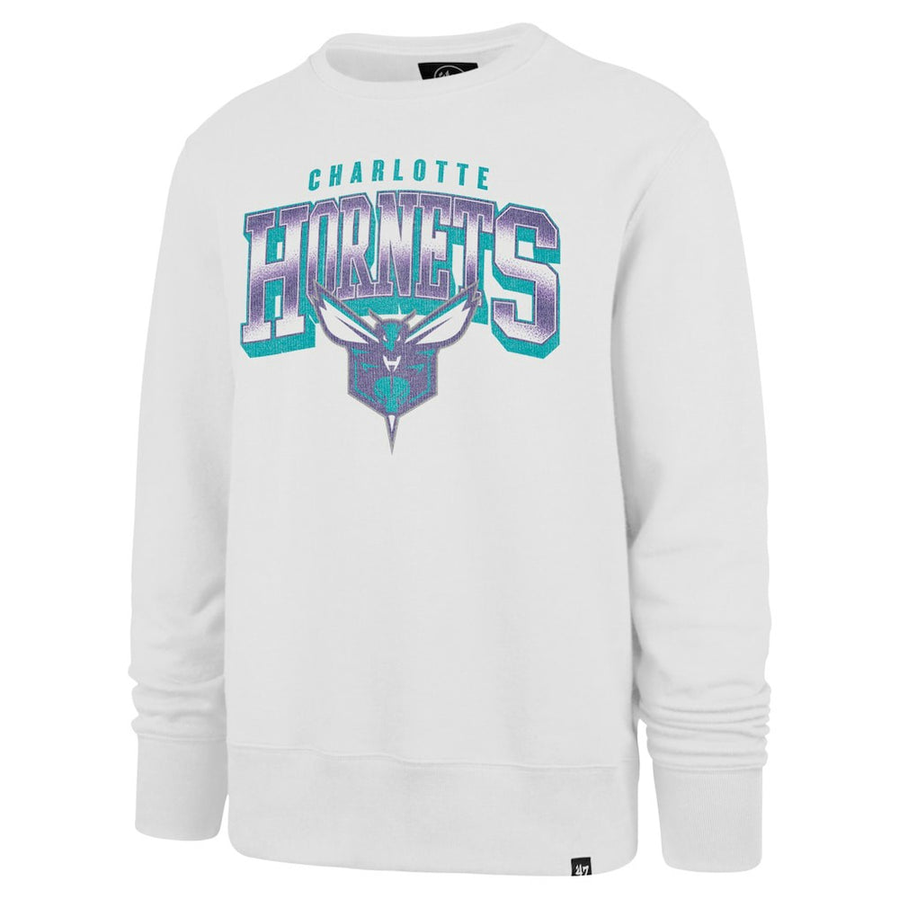White Charlotte Hornets '47 Spotlight Headline Pullover Sweatshirt | NBA