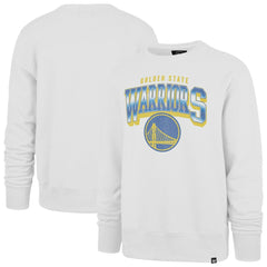 White Golden State Warriors '47 Spotlight Headline Pullover Sweatshirt sale | NBA