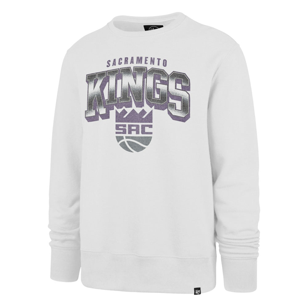 White Sacramento Kings '47 Spotlight Headline Pullover Sweatshirt | NBA