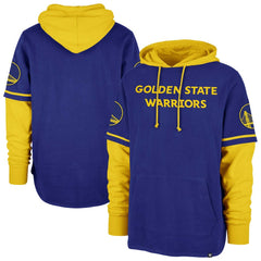 Royal Golden State Warriors '47 Trifecta Shortstop Pullover Hoodie sale | NBA