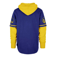 Royal Golden State Warriors '47 Trifecta Shortstop Pullover Hoodie sale | NBA