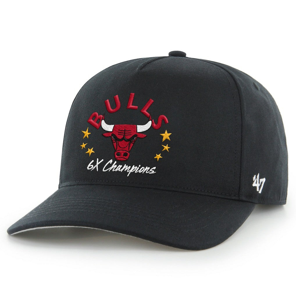 Black Chicago Bulls '47 Champs Global Star Hitch Adjustable Hat | NBA