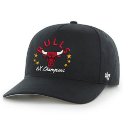 Black Chicago Bulls '47 Champs Global Star Hitch Adjustable Hat | NBA