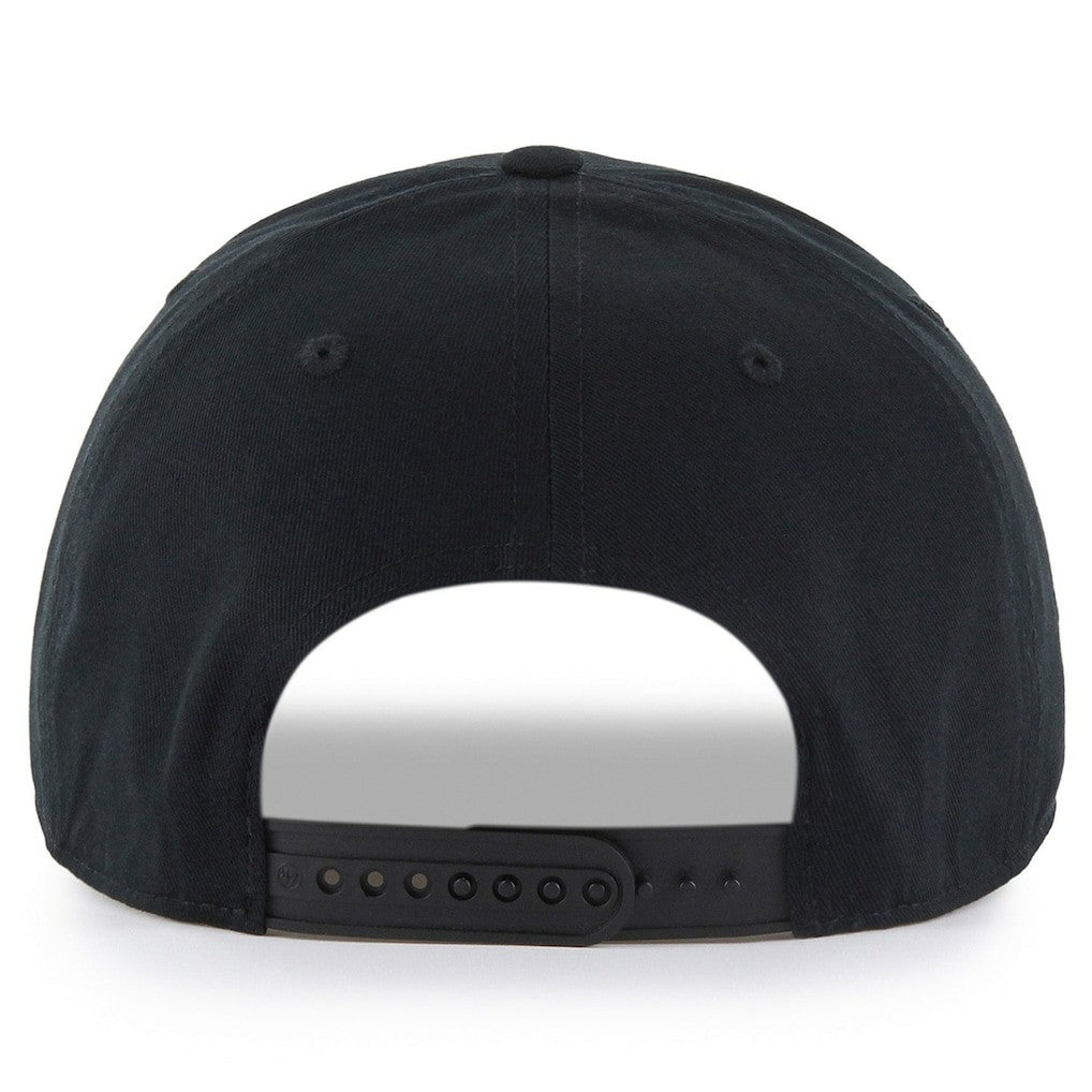 Black Philadelphia 76ers '47 Champs Global Star Hitch Adjustable Hat | NBA