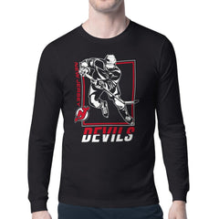 New Jersey Devils Starter Player Grid Long Sleeve T-Shirt -  NHL T-shirts