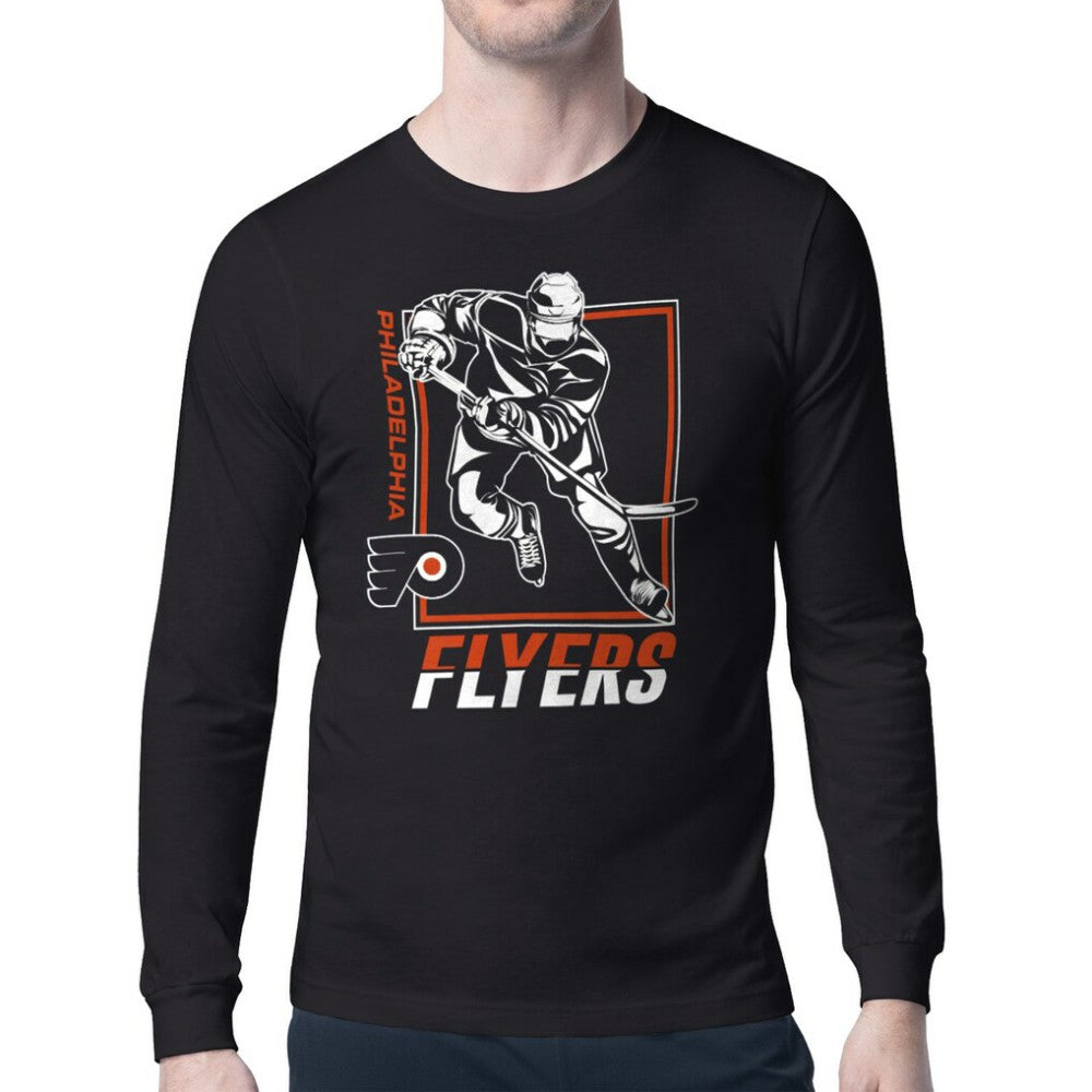 Philadelphia Flyers Starter Player Grid Long Sleeve T-Shirt -  NHL T-shirts