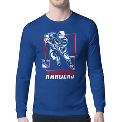 New York Rangers Starter Player Grid Long Sleeve T-Shirt -  NHL T-shirts
