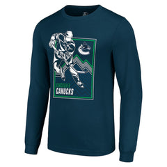 Vancouver Canucks Starter Player Grid Long Sleeve T-Shirt -  NHL T-shirts