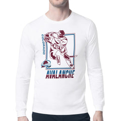 Colorado Avalanche Starter Player Grid Long Sleeve T-Shirt -  NHL T-shirts