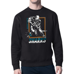 San Jose Sharks Starter Player Grid Fleece Pullover Sweatshirt -  NHL Sweatshirts