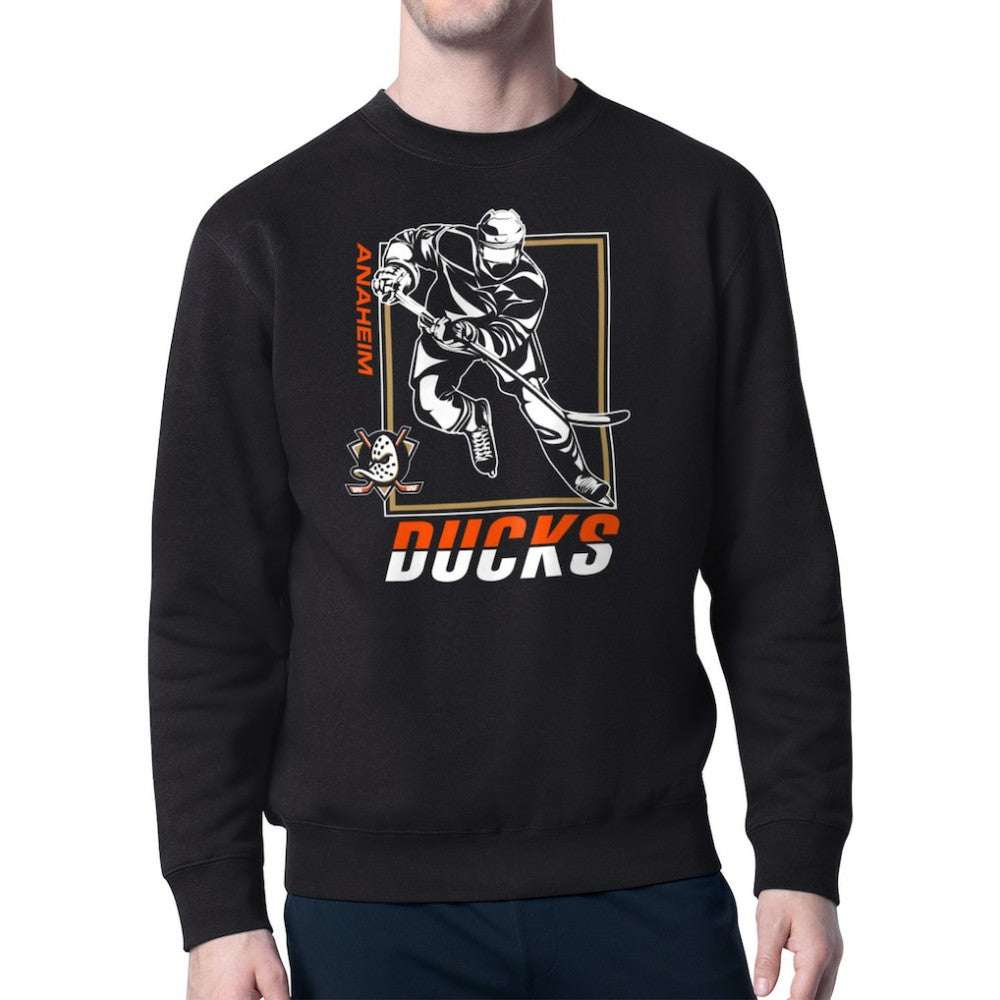 Anaheim Ducks Starter Player Grid Fleece Pullover Sweatshirt -  NHL Sweatshirts
