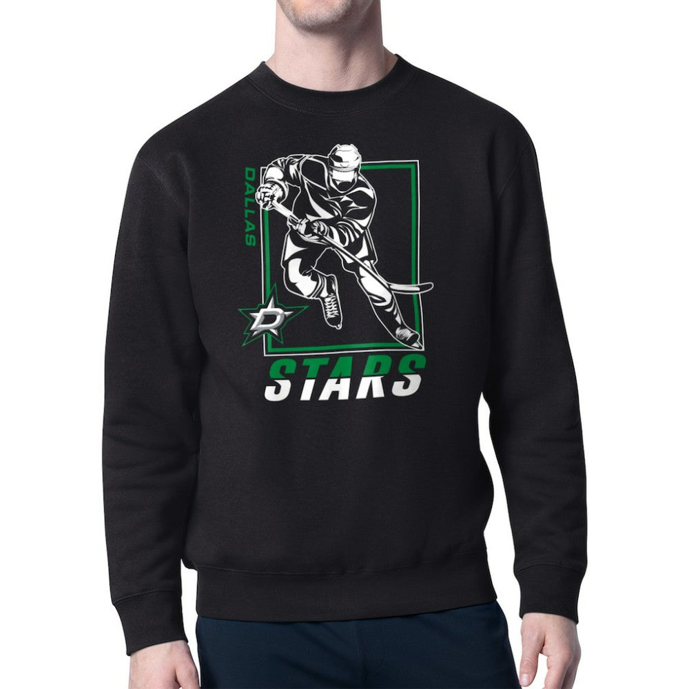 Dallas Stars Starter Player Grid Fleece Pullover Sweatshirt -  NHL Sweatshirts