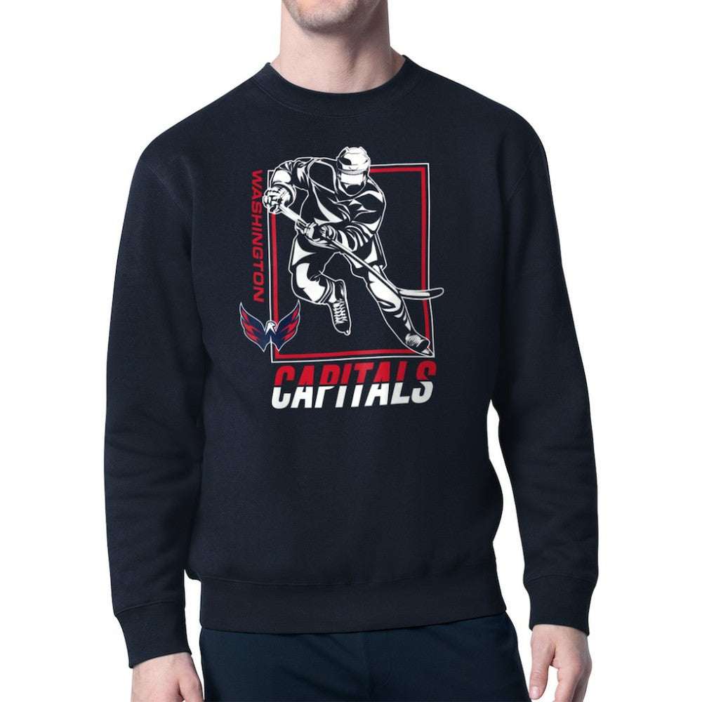 Washington Capitals Starter Player Grid Fleece Pullover Sweatshirt -  NHL Sweatshirts