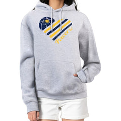 Heather Gray Indiana Pacers G-III 4Her by Carl Banks Women's Heart Pullover Hoodie - Heather Gray discount | NBA