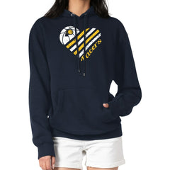 Navy Indiana Pacers G-III 4Her by Carl Banks Women's Heart Pullover Hoodie - Navy cheap | NBA