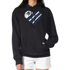 Black Golden State Warriors G-III 4Her by Carl Banks Women's Heart Pullover Hoodie - Black for sale | NBA