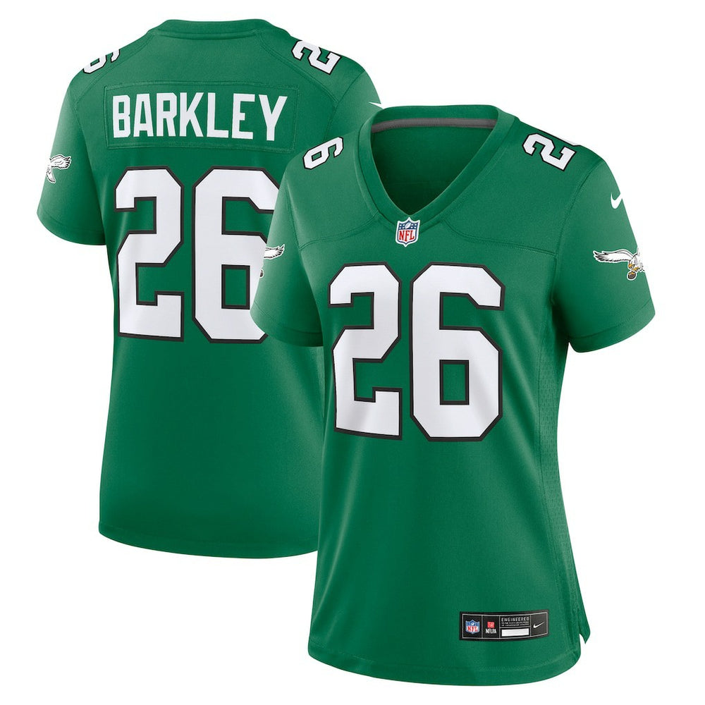 Philadelphia Eagles Saquon Barkley  Women's Alternate Game Jersey | NFL New