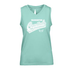 Washington Capitals Levelwear Women's Paisley Sweep V-Neck Tank Top -  NHL Tank Top